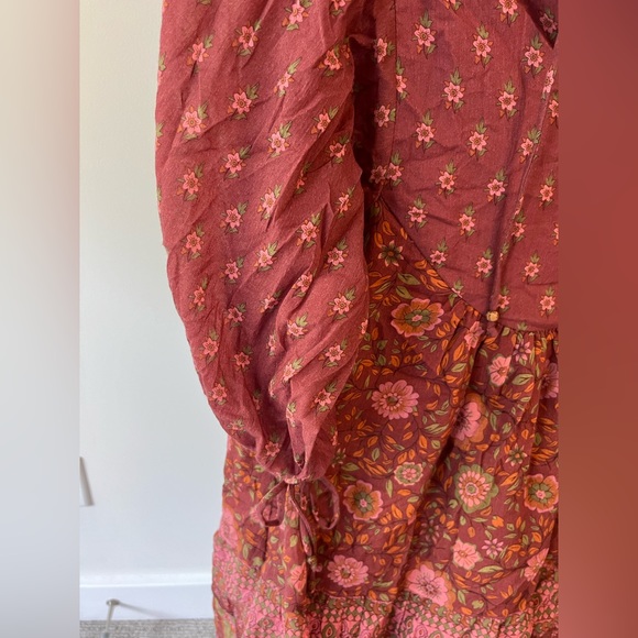 Spell & The Gypsy Collective Utopia Tunic Mini Dress in Berry Size Small - Picture 7 of 11